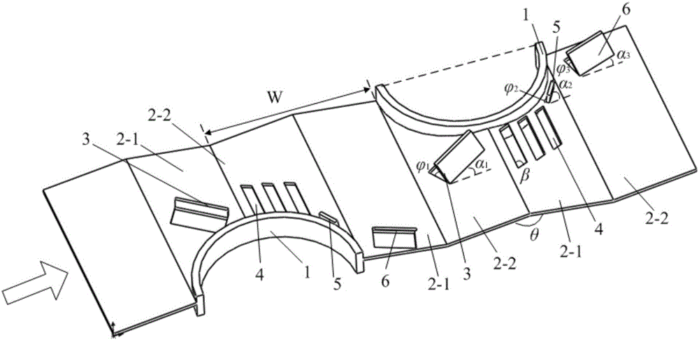 Corrugated fin heat exchange structure for mine air cooler and design method of corrugated fin heat exchange structure