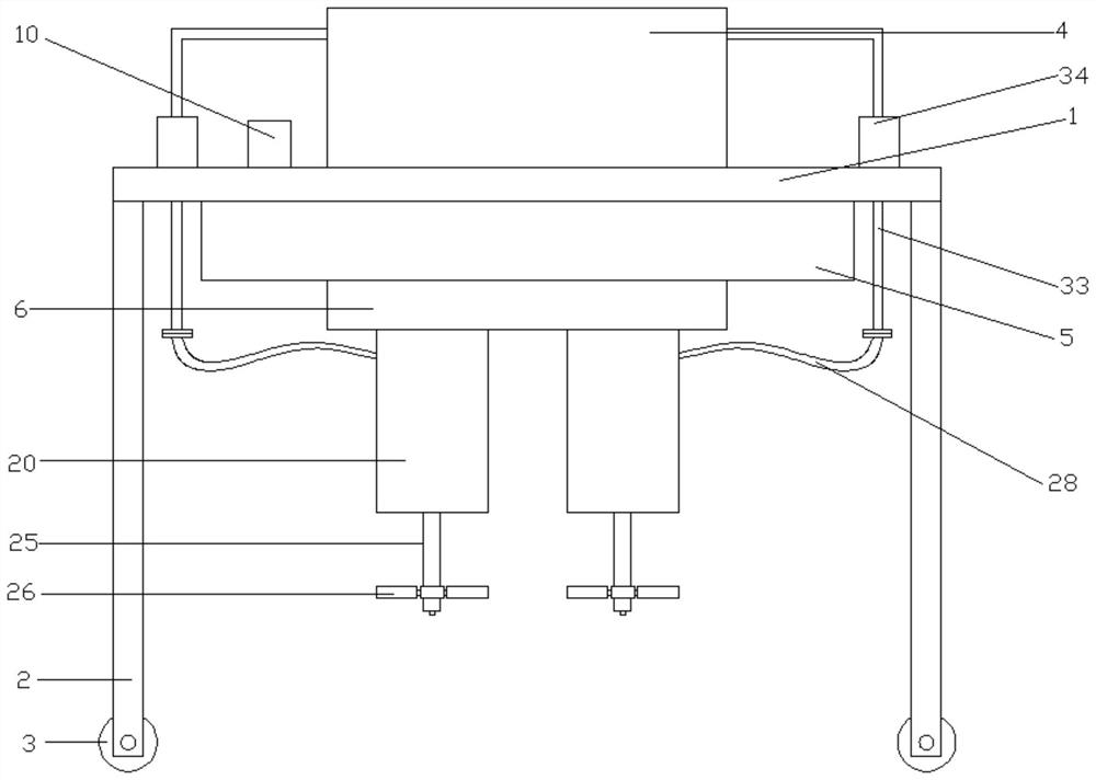 Sludge treatment device for sewage sedimentation tank