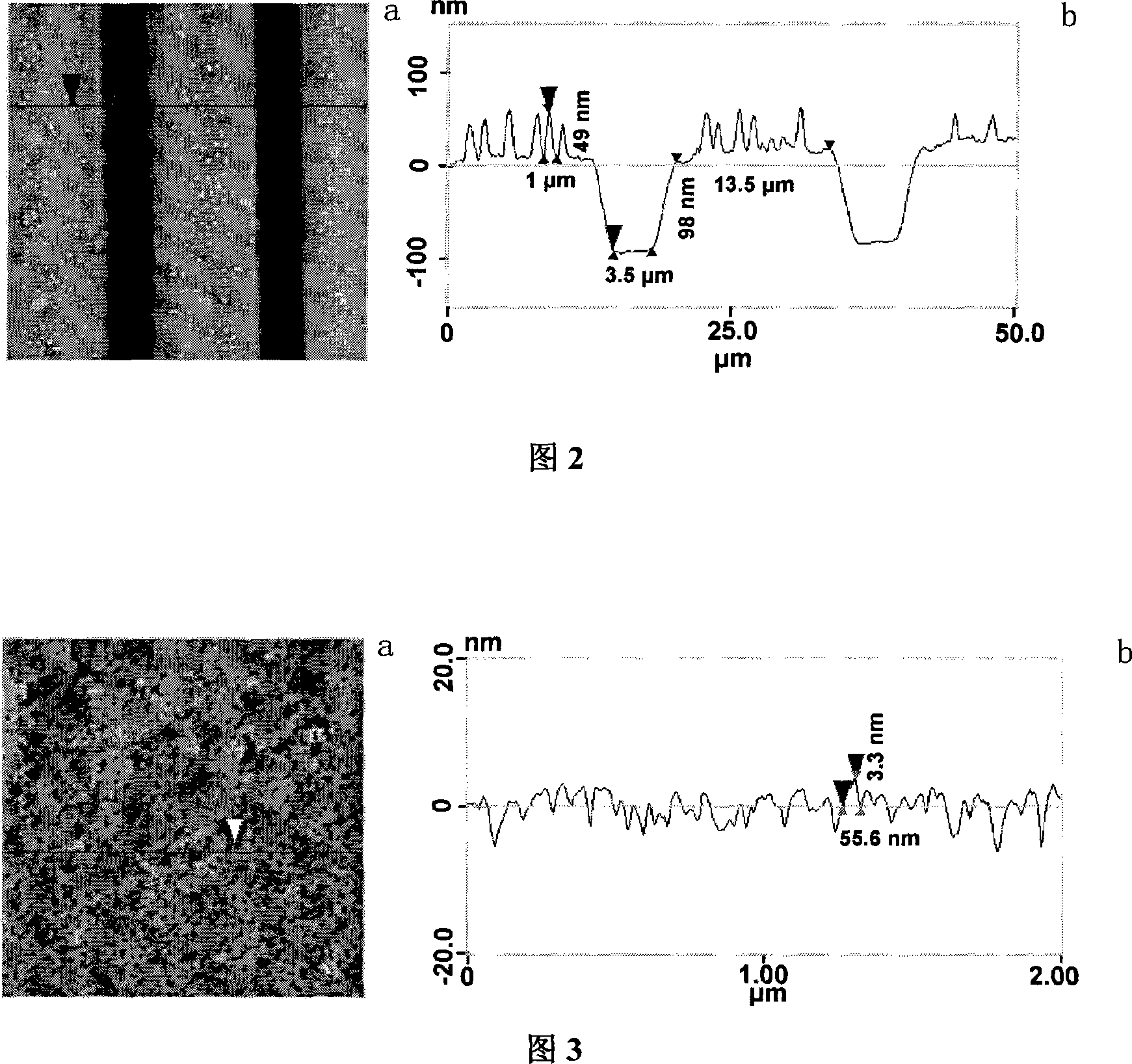 Construction method for composite pattern having both micron and nano structures