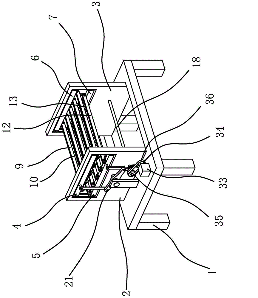 Installing structure of jacquard needles in jacquard