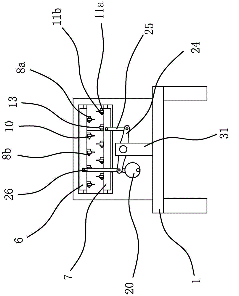 Installing structure of jacquard needles in jacquard