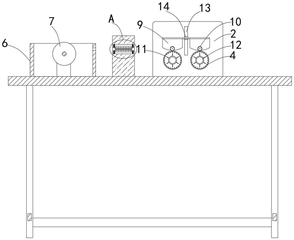 Non-woven fabric hot rolling device