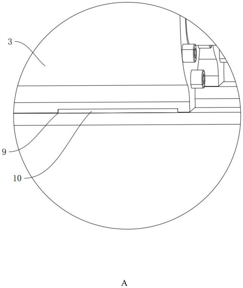 Die clamping mechanism of die-casting machine and die-casting machine