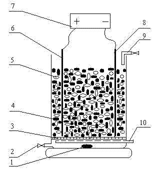 Insulation particles of three-dimensional electrode reactor and preparation and application method thereof