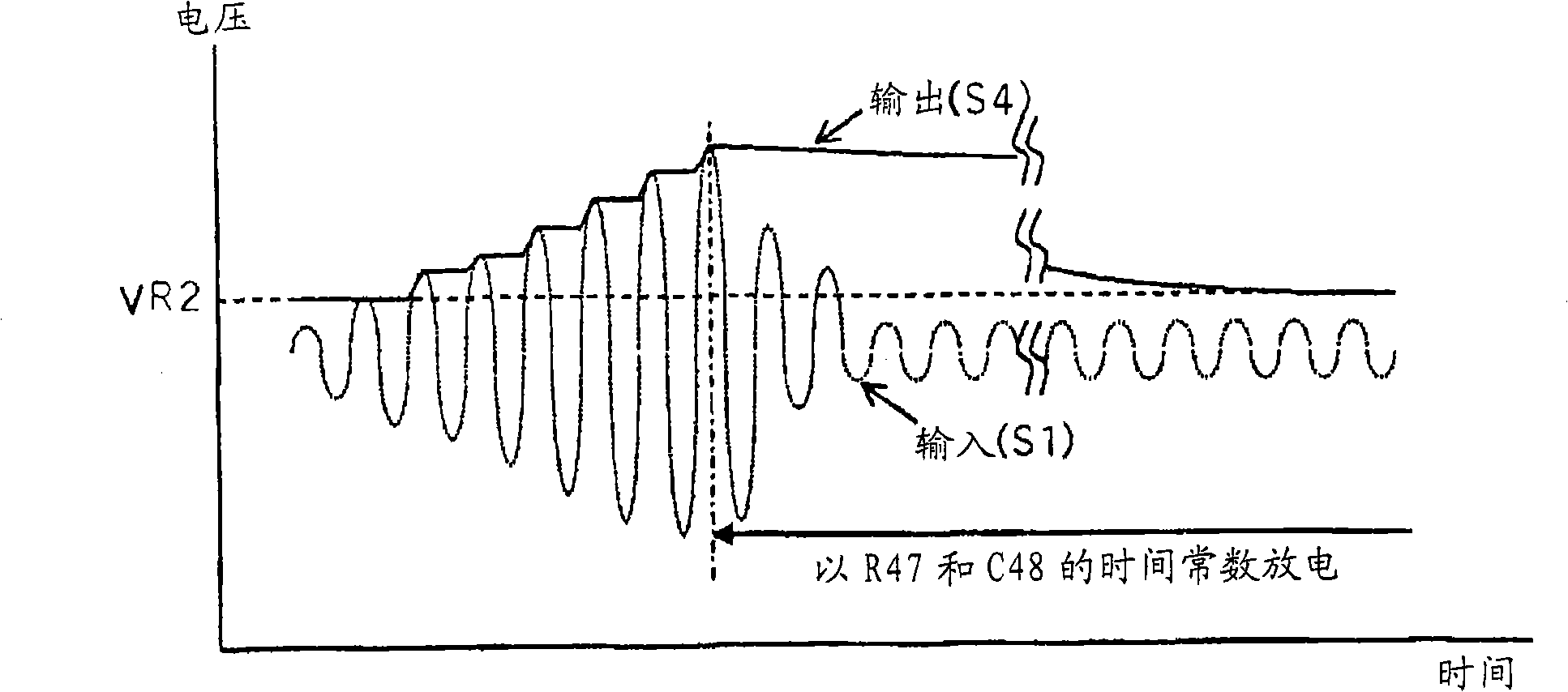 Peak-hold circuit and signal strength indicator using the peak-hold circuit