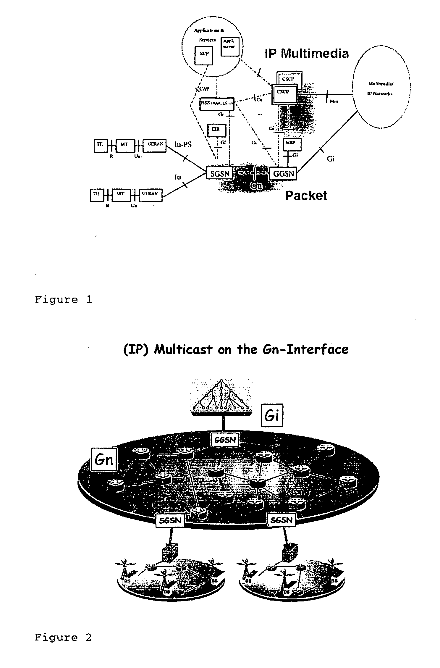 Multicast in a point-to point oriented packet-switched telecommunication network