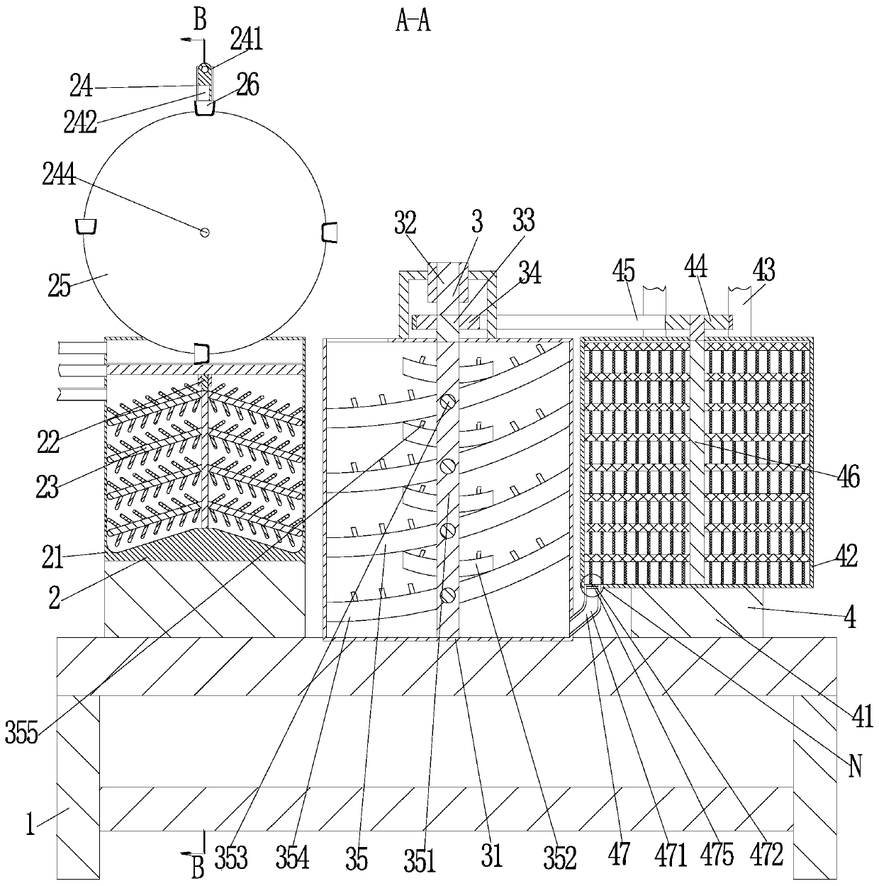 Cement concrete preparation system and preparation method thereof