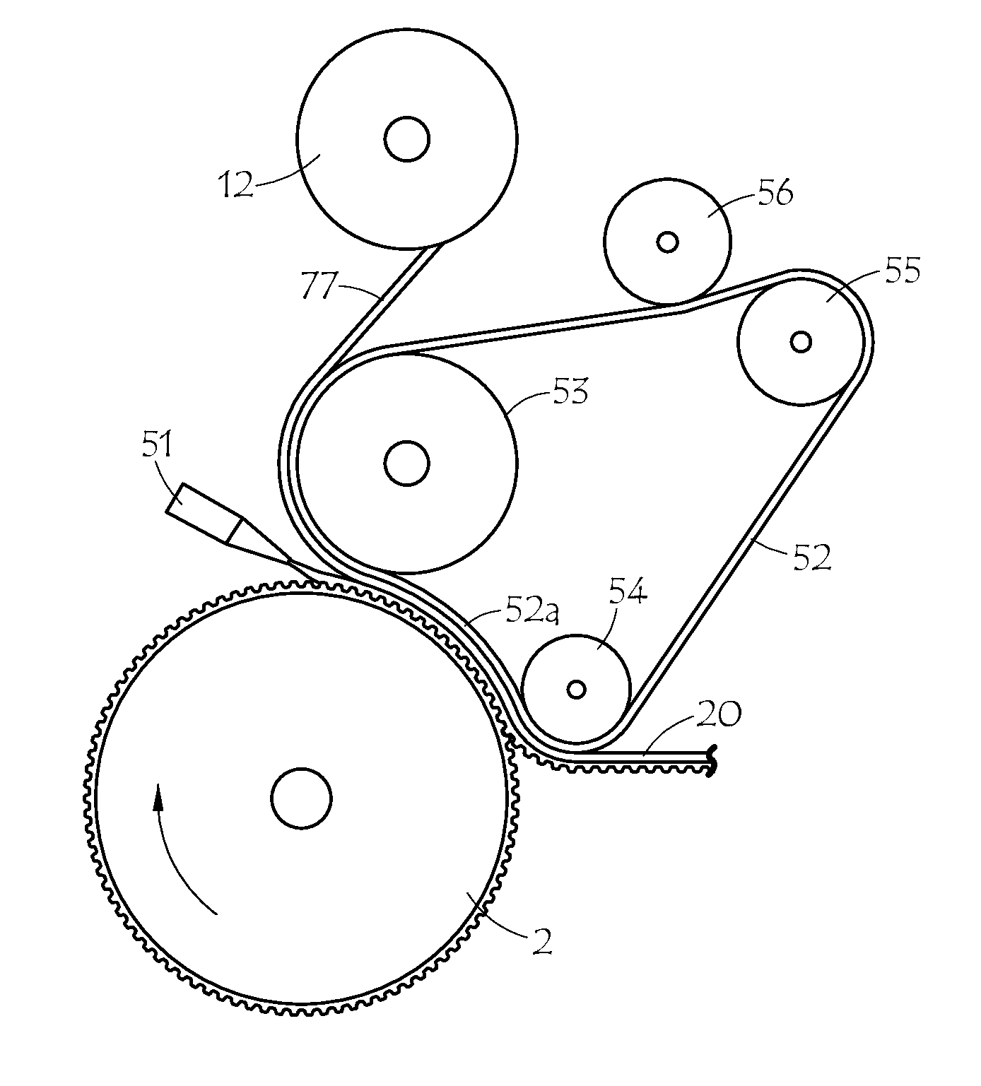 Method of making open-ended thermoplastic belting