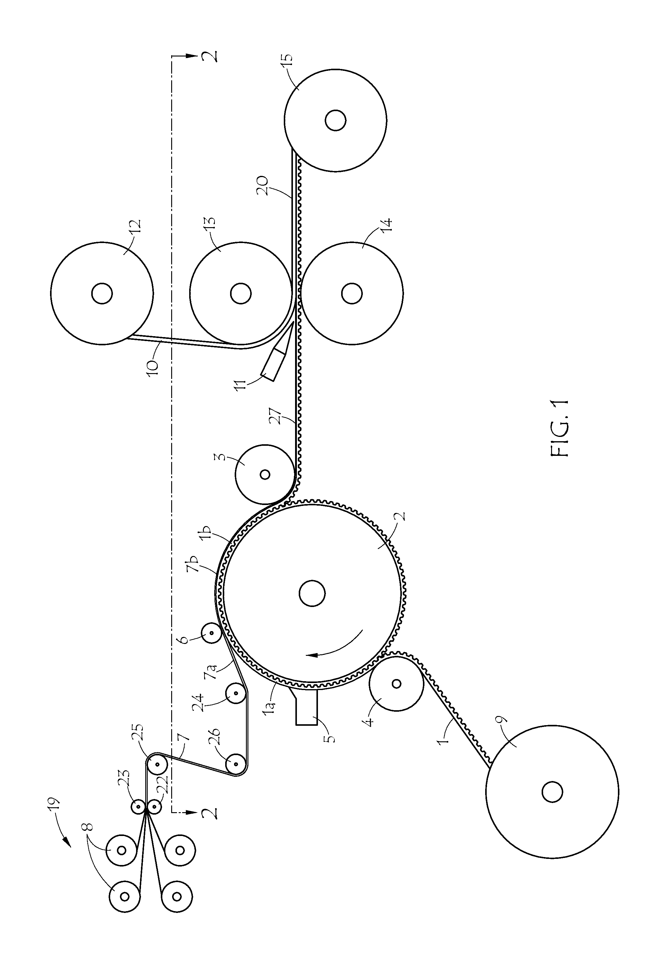 Method of making open-ended thermoplastic belting