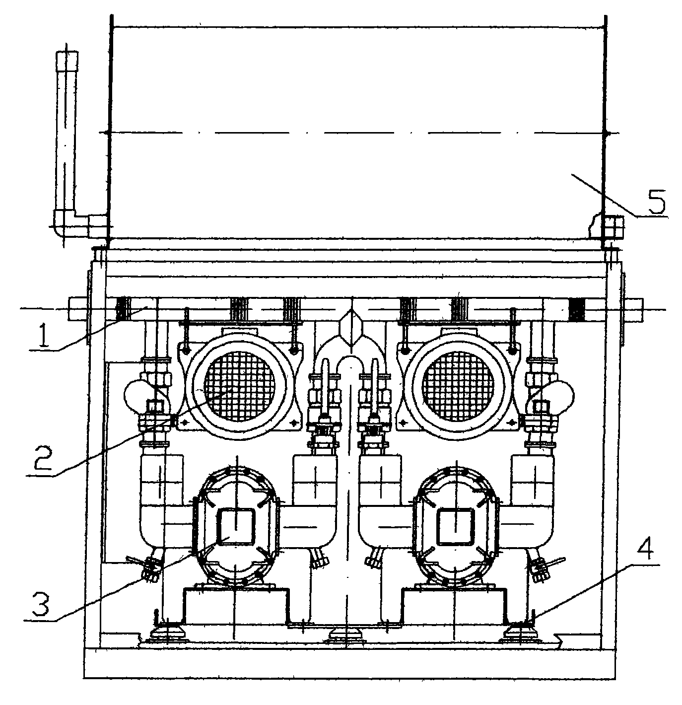 Novel subway pollutant discharge vacuum machine set integration