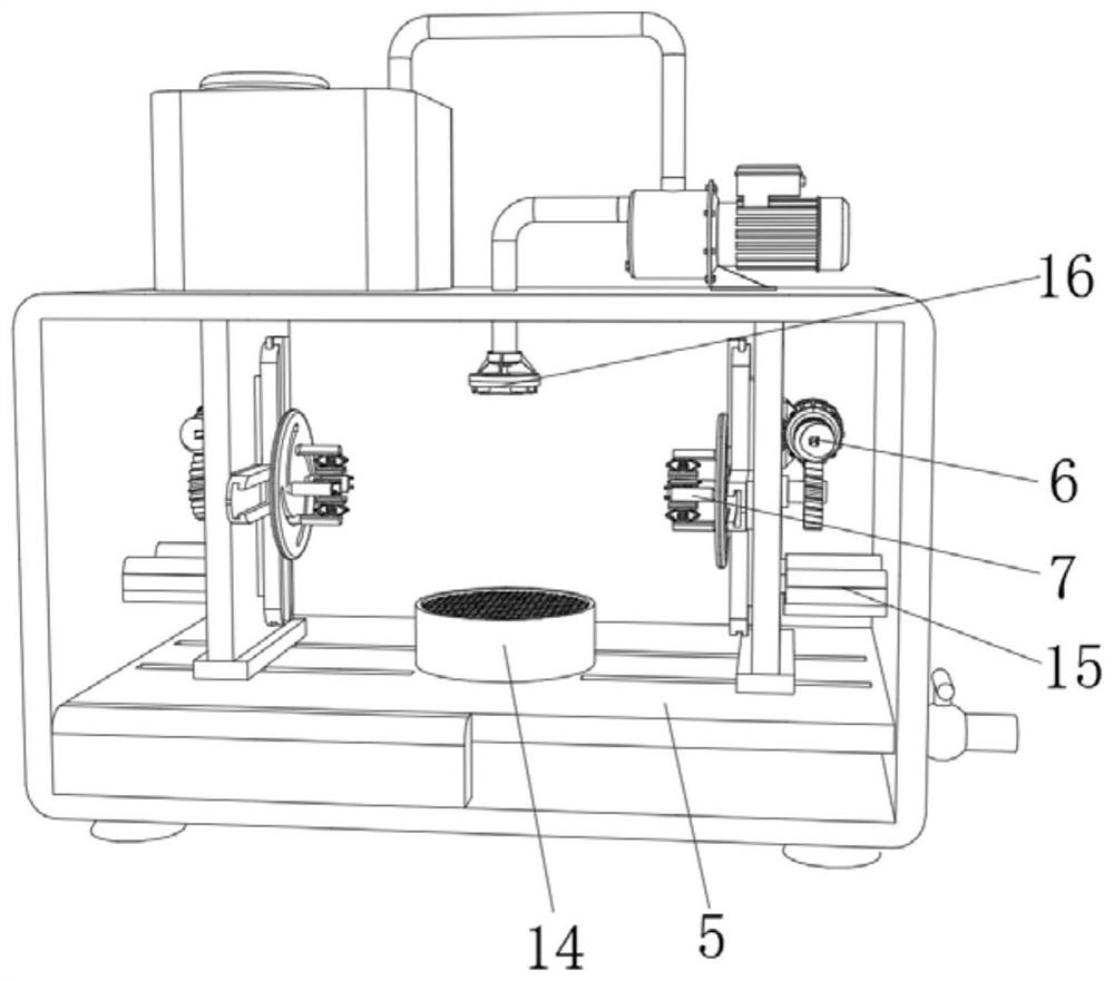 Cleaning device for semiconductor preparation
