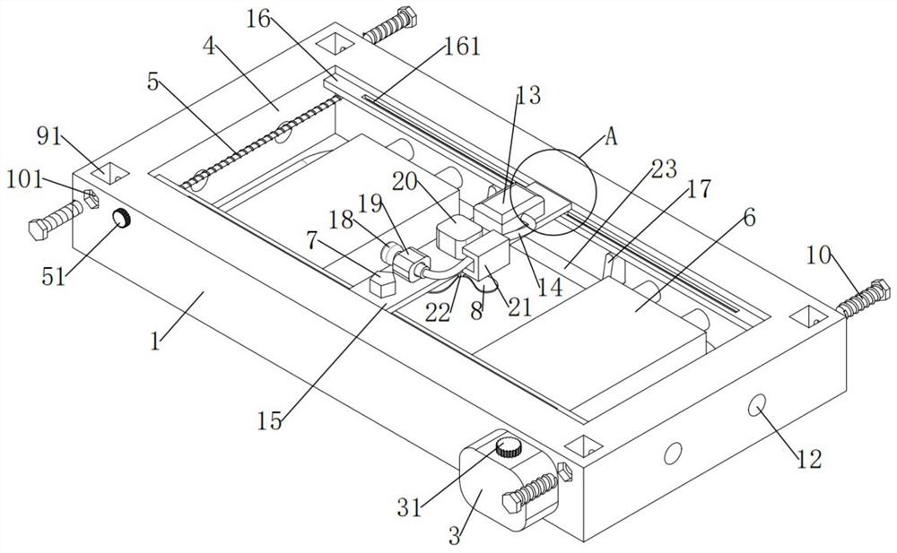 A high-efficiency local cooling device and cooling method for lithium batteries