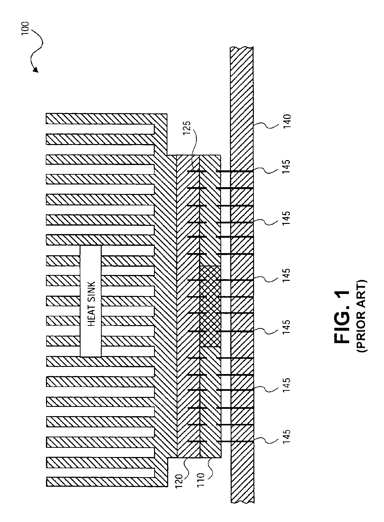 Array socket with a dedicated power/ground conductor bus