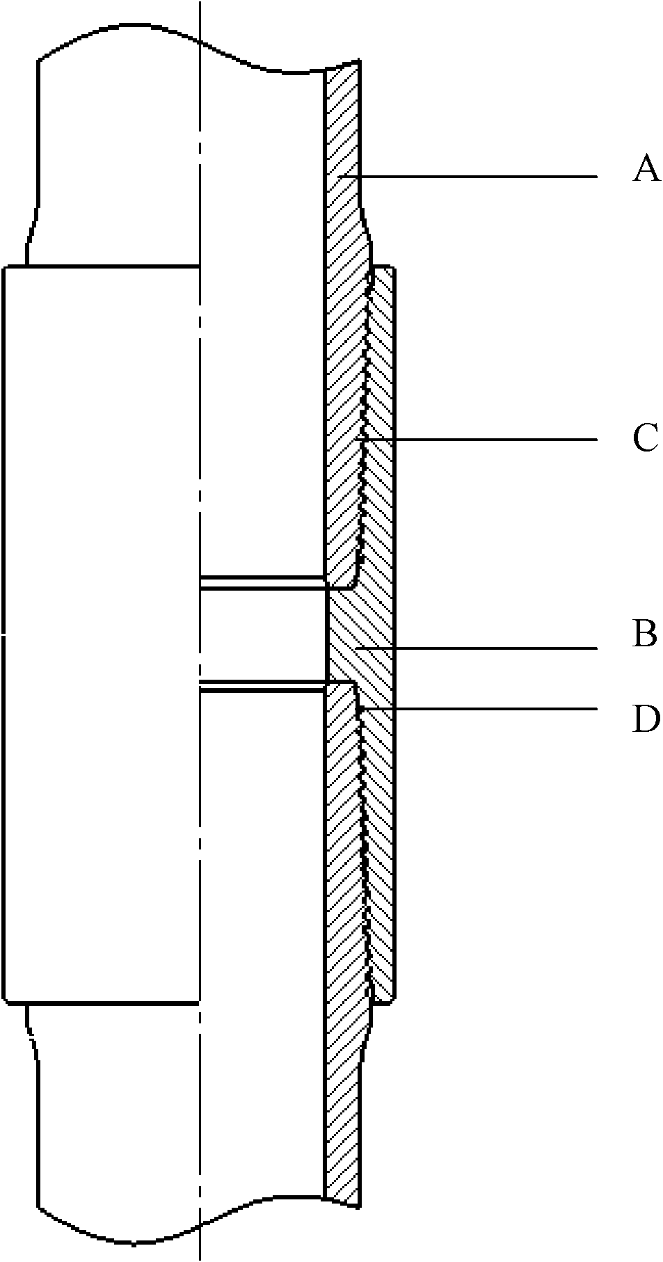 Thread joint structure for high-performance oil casing