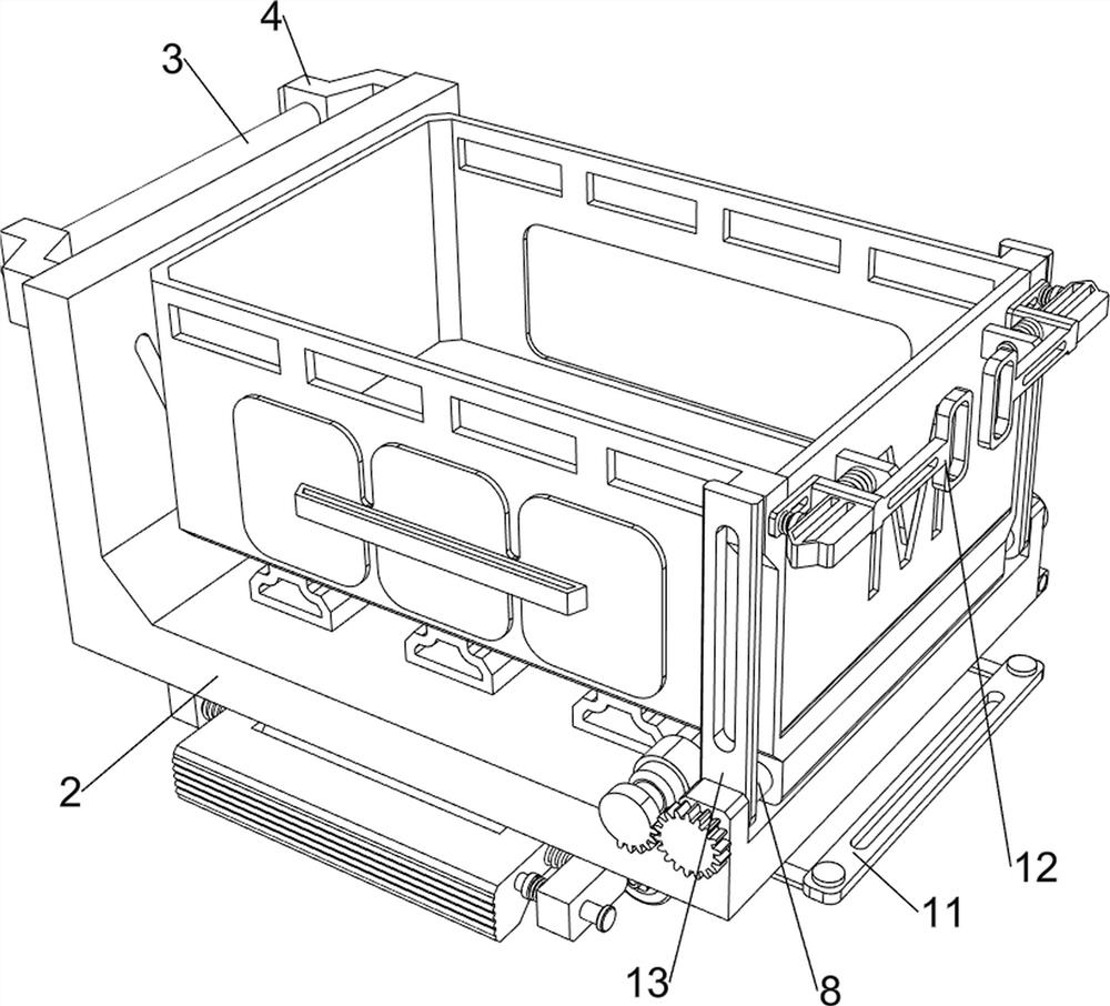 Coal mine transport vehicle capable of being braked and facilitating feeding and discharging