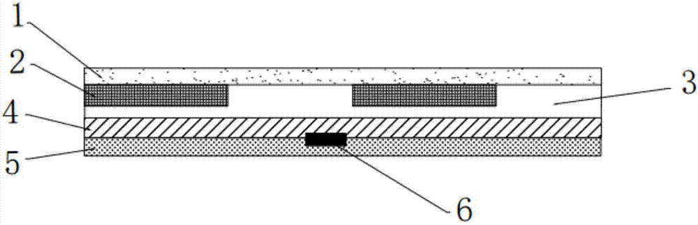 Fragile tag preventing from edge warping and preparation method thereof