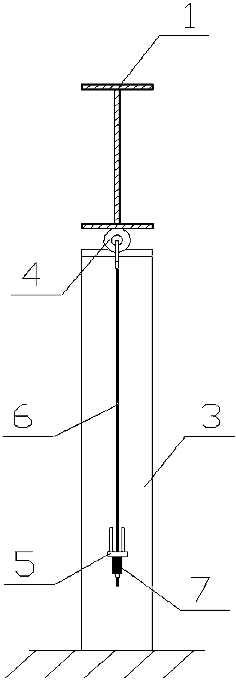 Pre-stressed steel frame for exerting pre-stress by support displacement method and fabrication method of pre-stressed steel frame