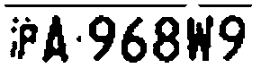 A Projection-Based Segmentation Method of License Plate Characters