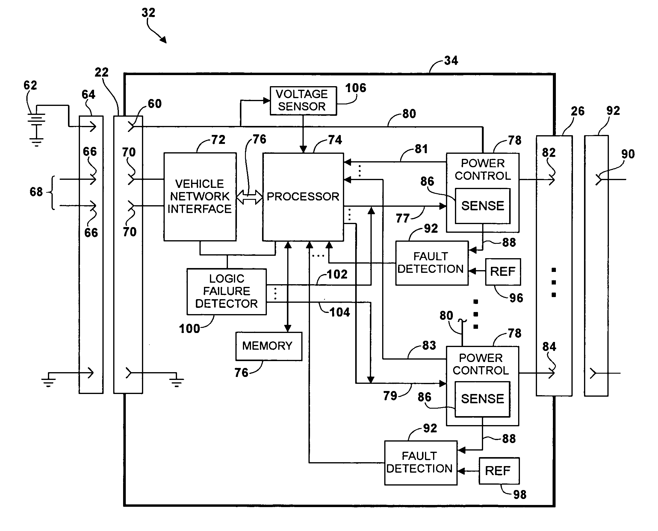 Method and system for driving a vehicle trailer tow connector