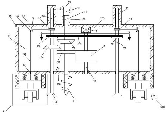 A household drilling device