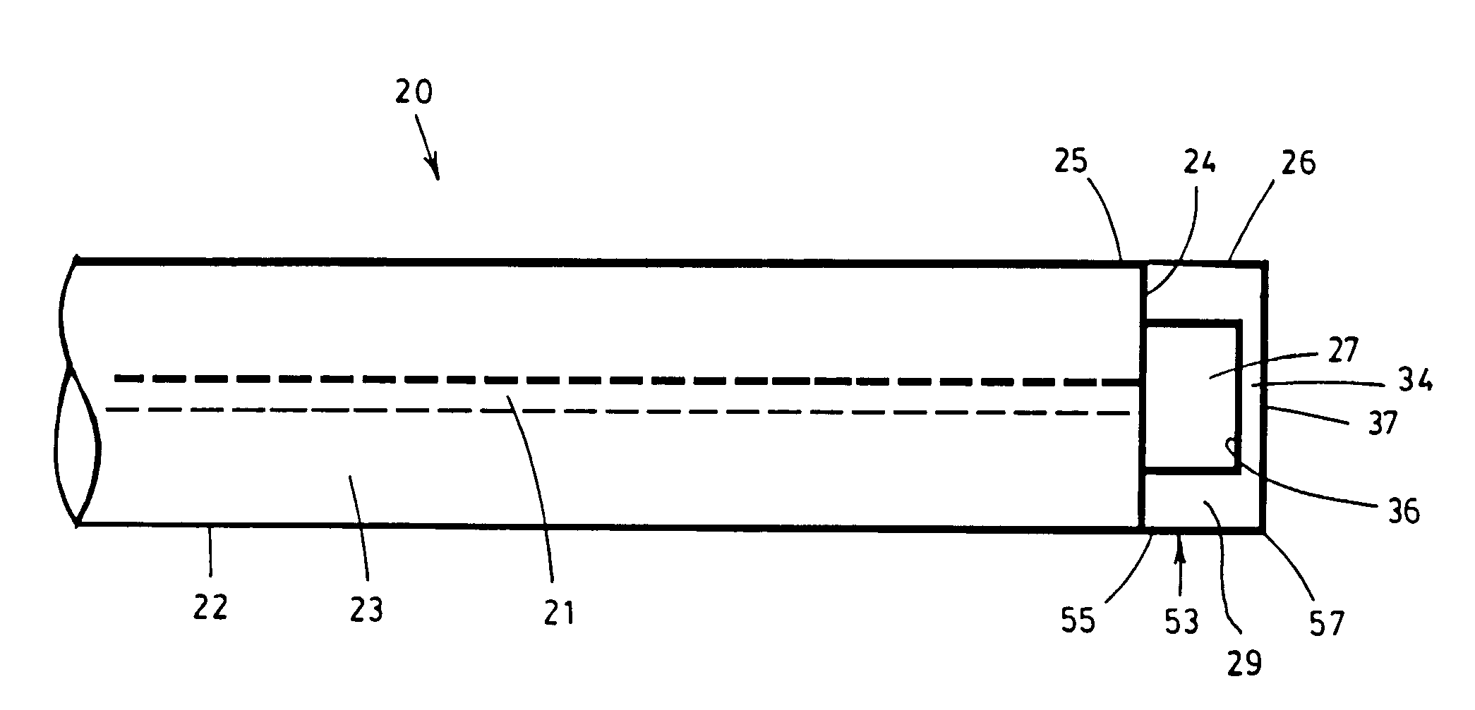 Single piece fabry-perot optical sensor and method of manufacturing the same