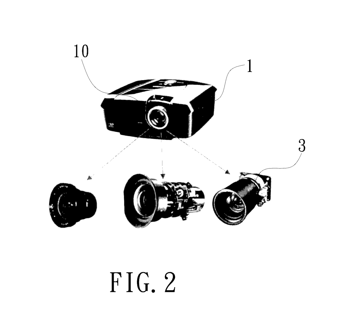 Projector with light pollution shield function and light pollution shielding method thereof