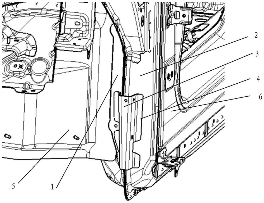 Vehicle body structure and vehicle
