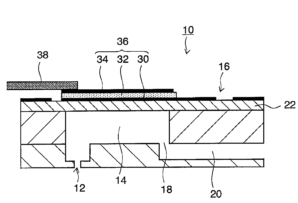 Method of manufacturing piezoelectric actuator, liquid ejection head and image forming apparatus