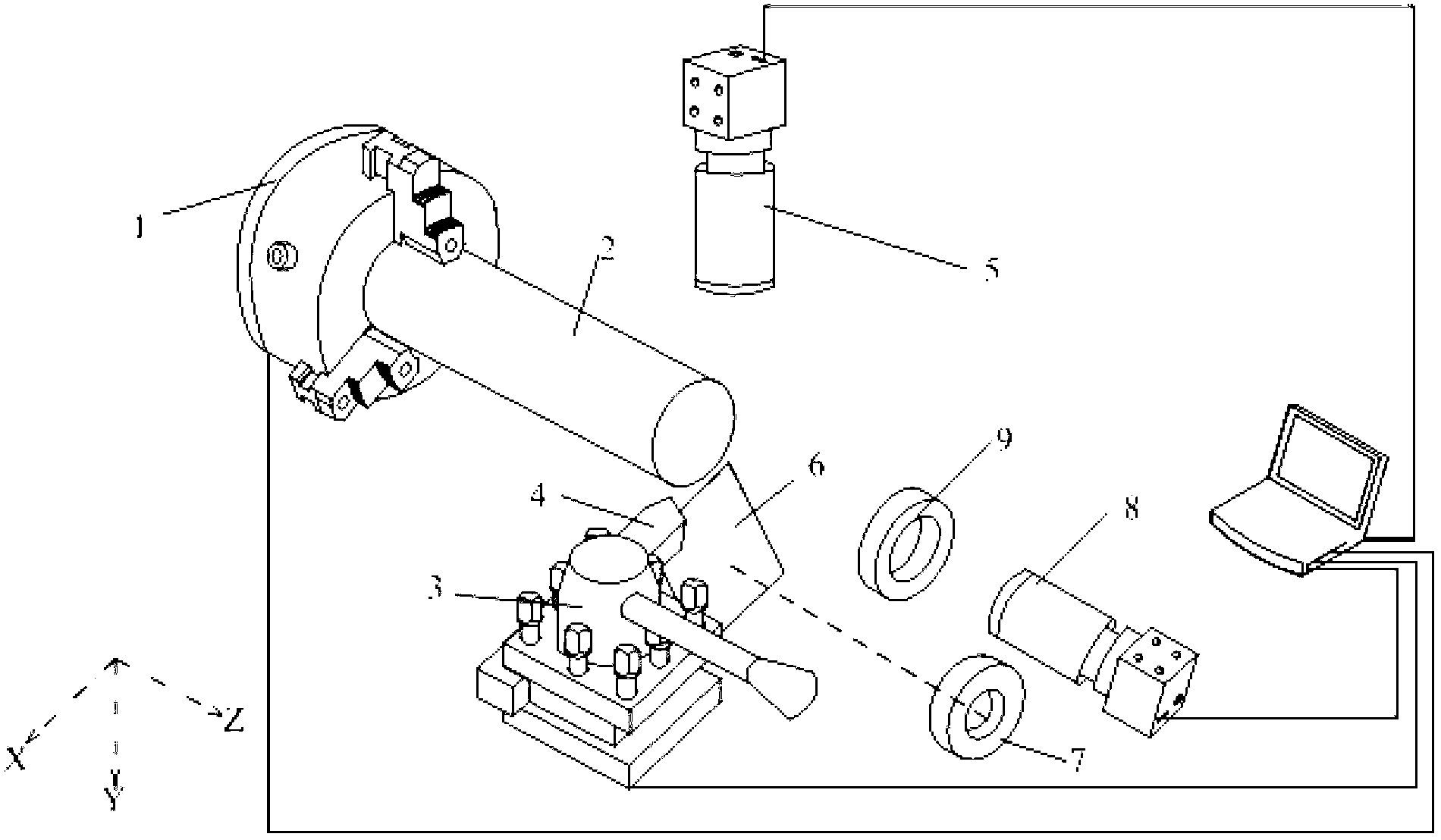 Tool setting device and method for micro lathe