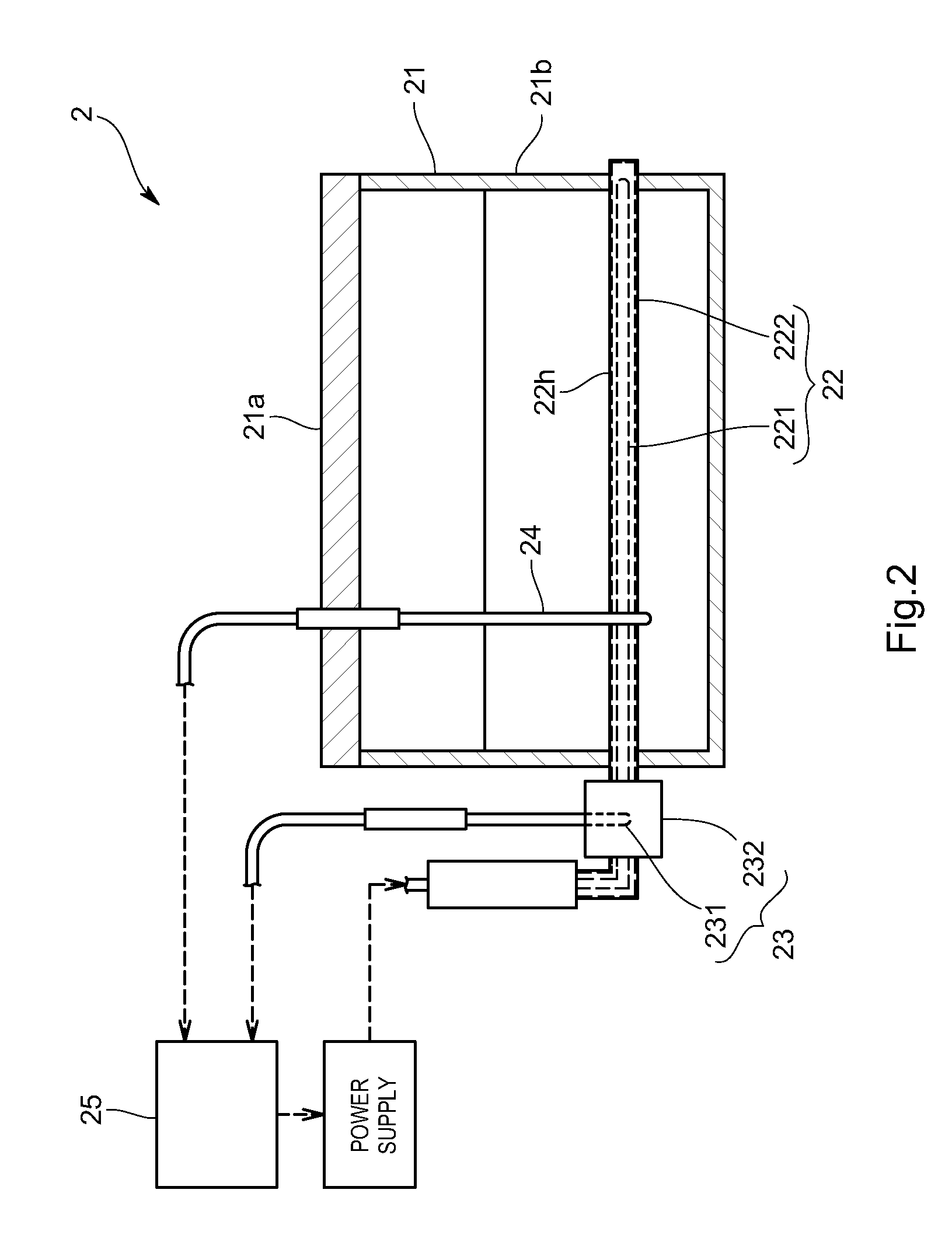 Liquid sample heating vaporizer