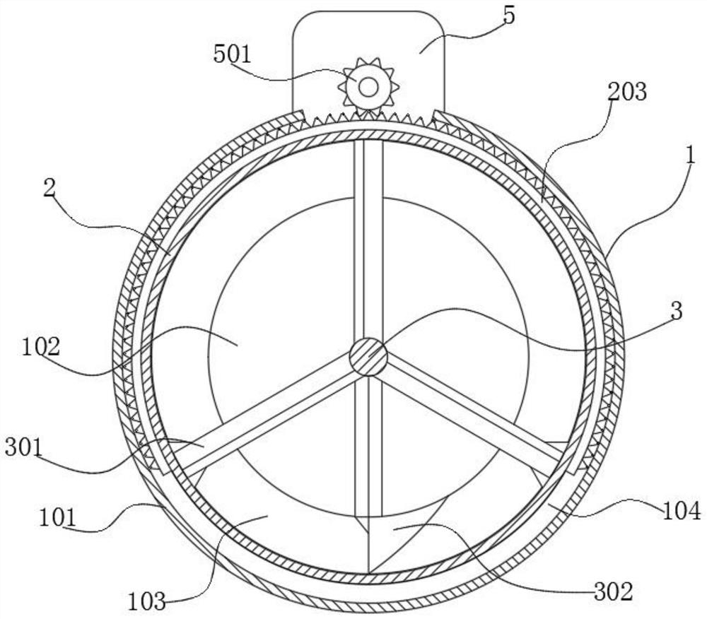 A vibrating crushing device for garbage disposal