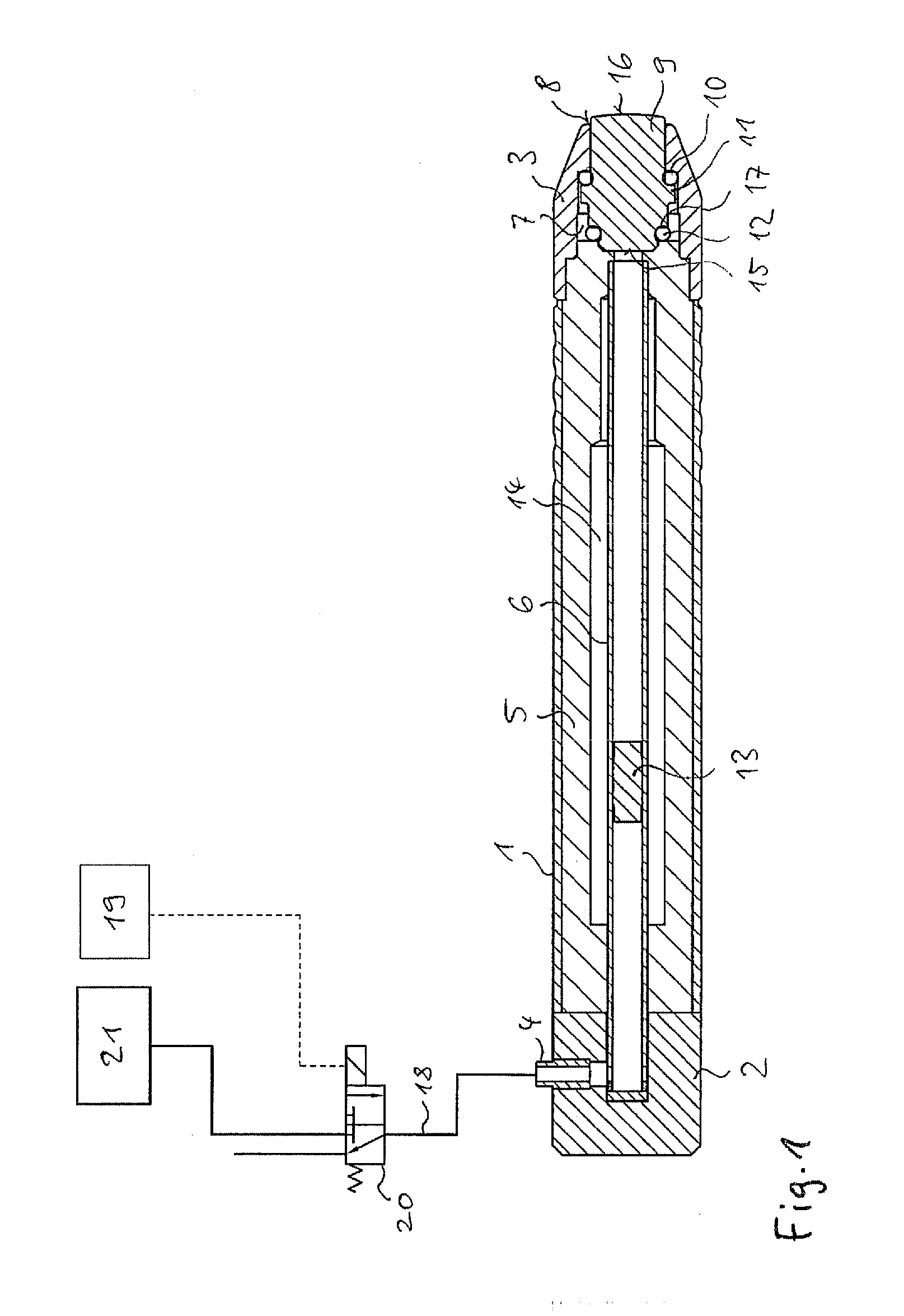 Apparatus for treating biological body substances by mechanical shockwaves