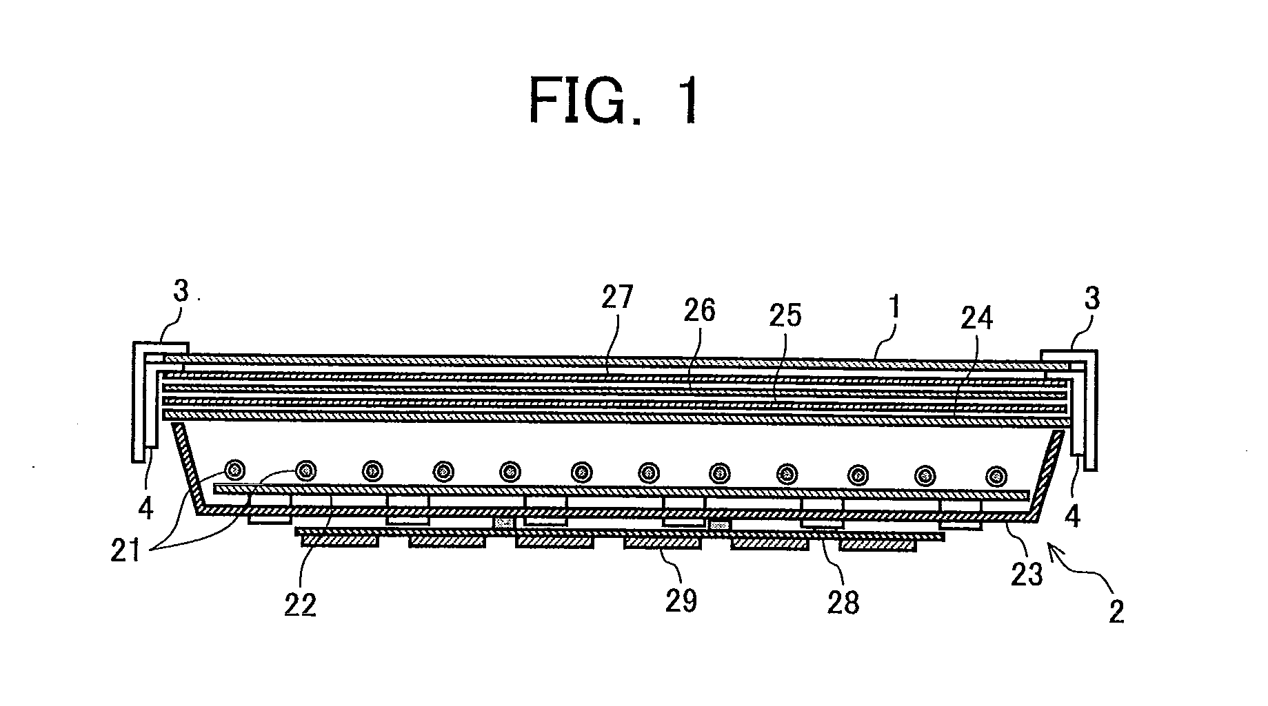 Backlight device and liquid crystal displaying device