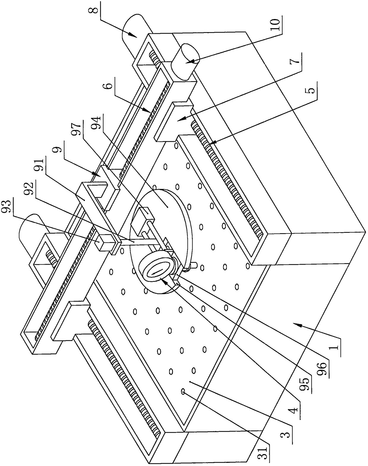 Adhesive sticker material flatness detector with local detection function