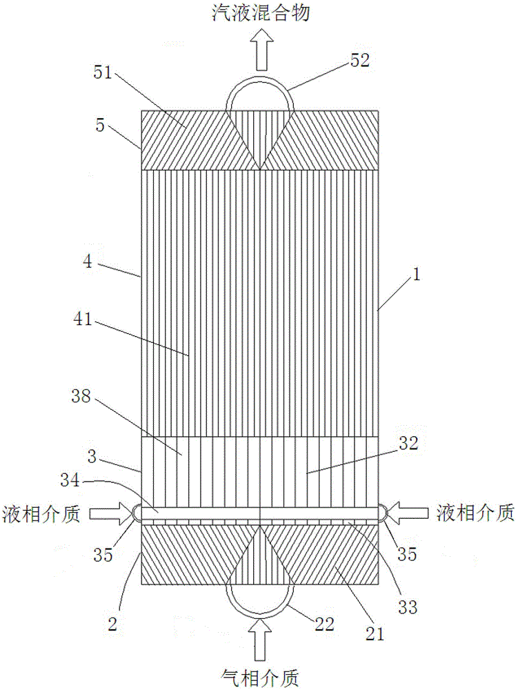 Distributor and plate-fin heat exchanger with same