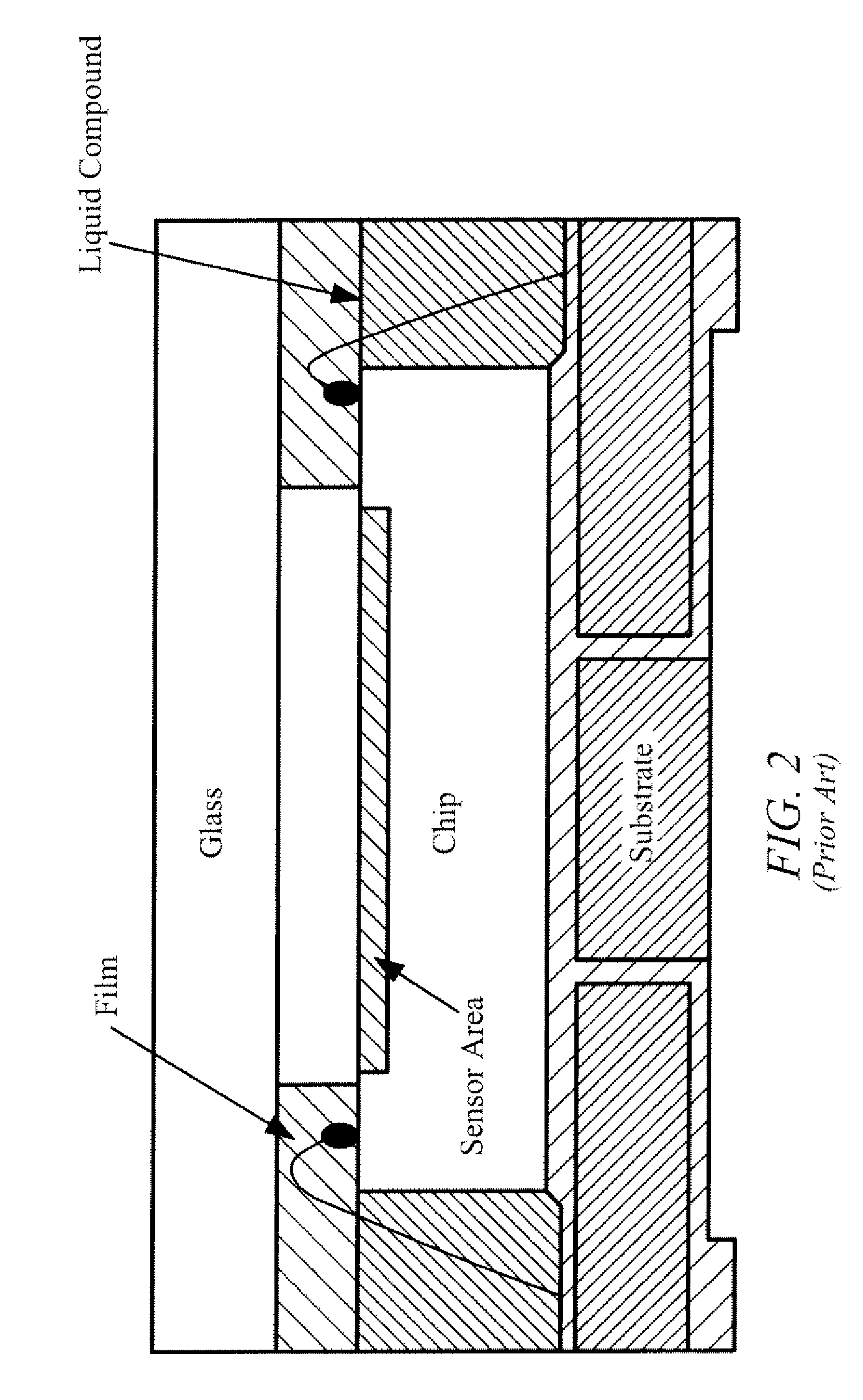 Apparatus and Method For Using Spacer Paste to Package an Image Sensor