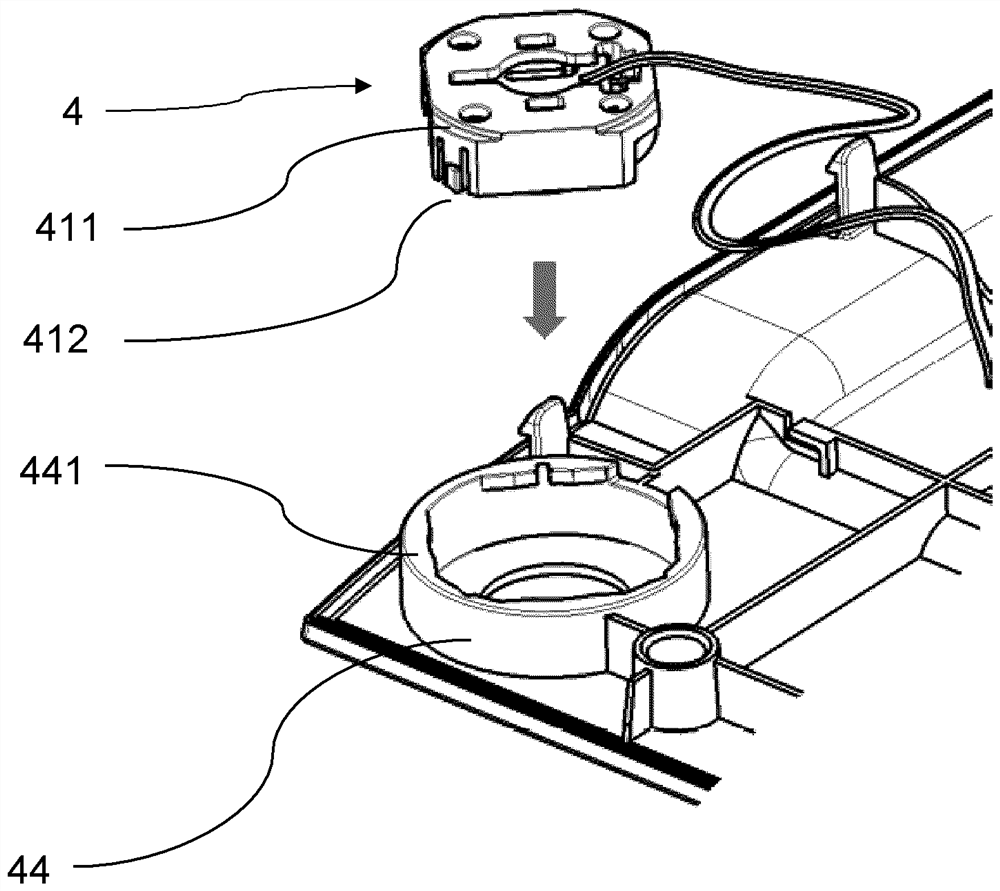 Kitchen appliance with weighing apparatus