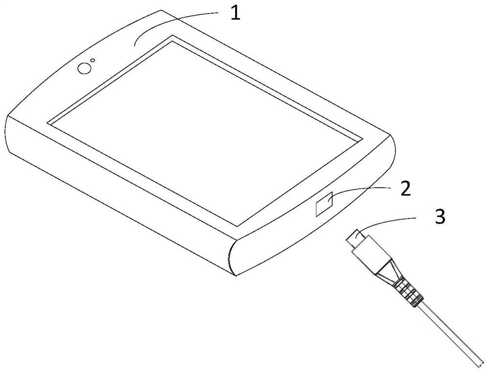 A charging structure, charging method and terminal