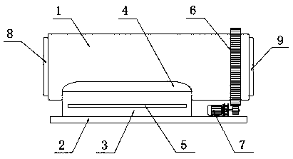 Ore drying device for mining