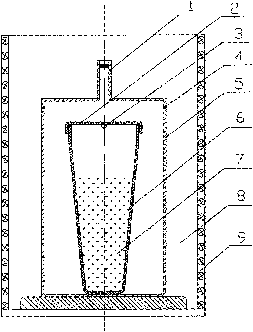 Vacuum smelting method and apparatus for copper-indium-gallium-selenium photovoltaic material