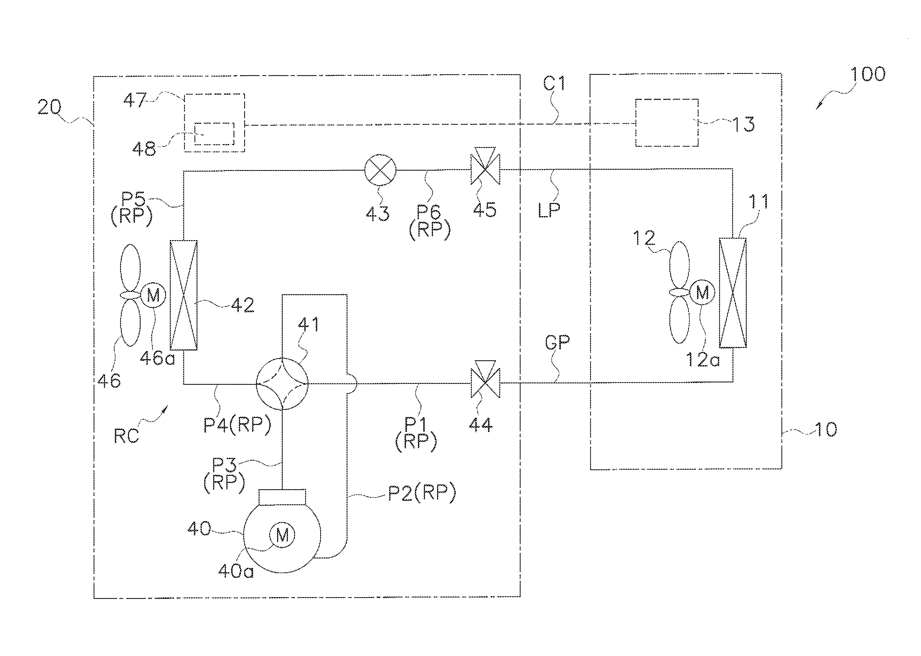 Heat source unit of refrigerating apparatus