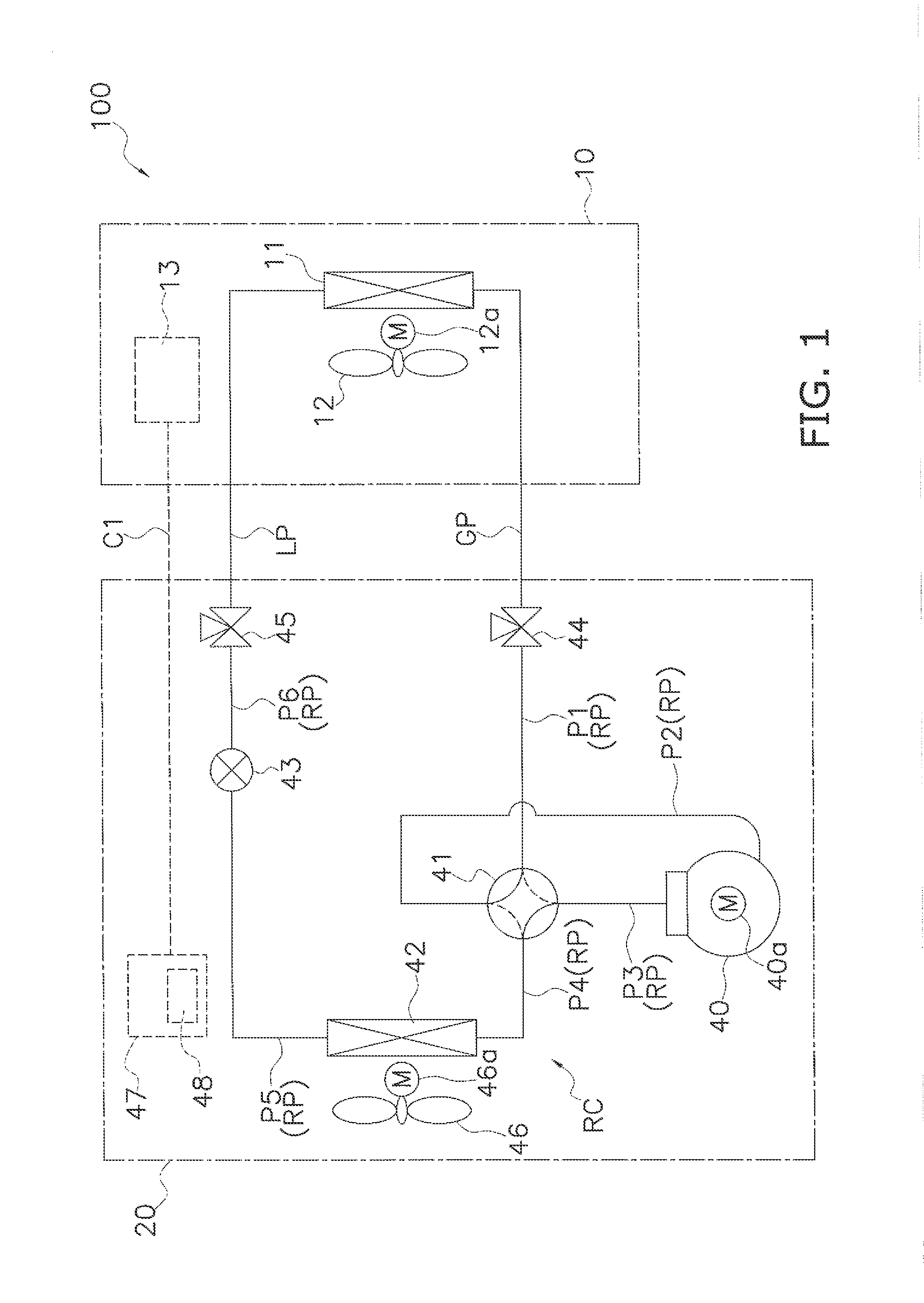 Heat source unit of refrigerating apparatus