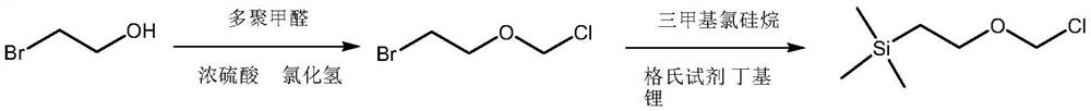 A kind of synthetic method of 2-(trimethylsilyl) ethoxymethyl chloride