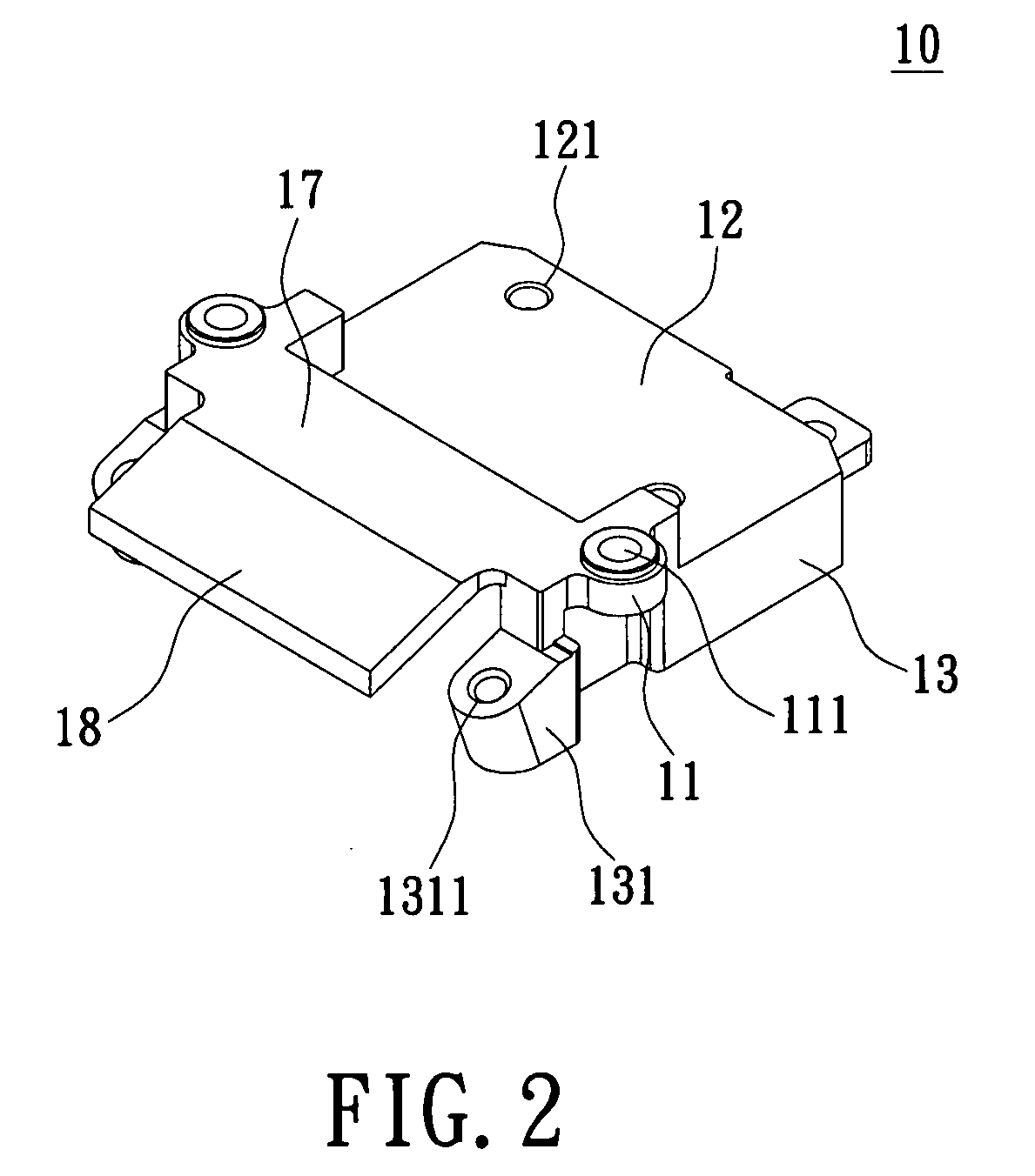 Scan module support and electronic device thereof