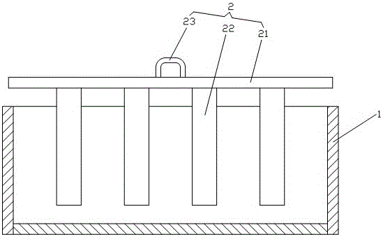 Method for producing anhydrous iron phosphate and special molder tool thereof