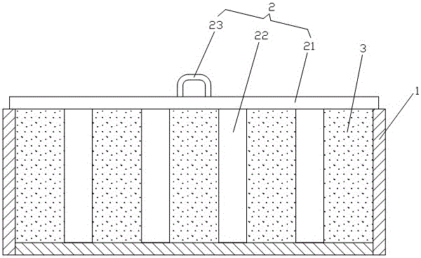 Method for producing anhydrous iron phosphate and special molder tool thereof