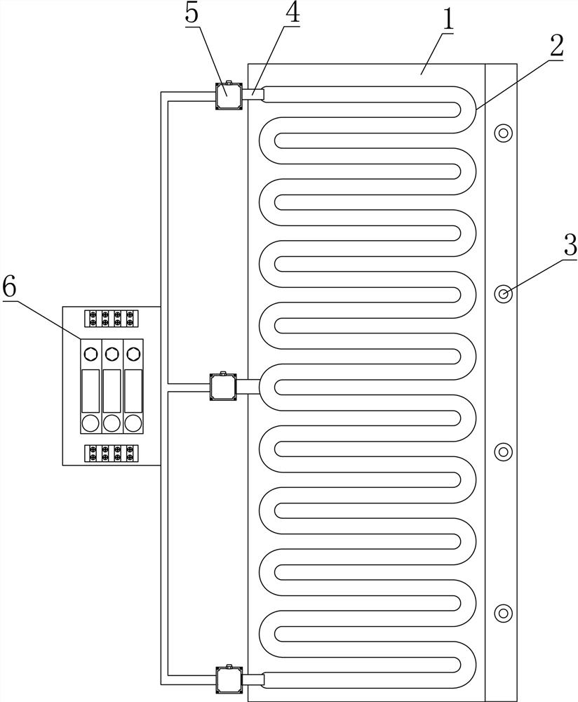 Energy-saving temperature control system for improving performance of formed foil