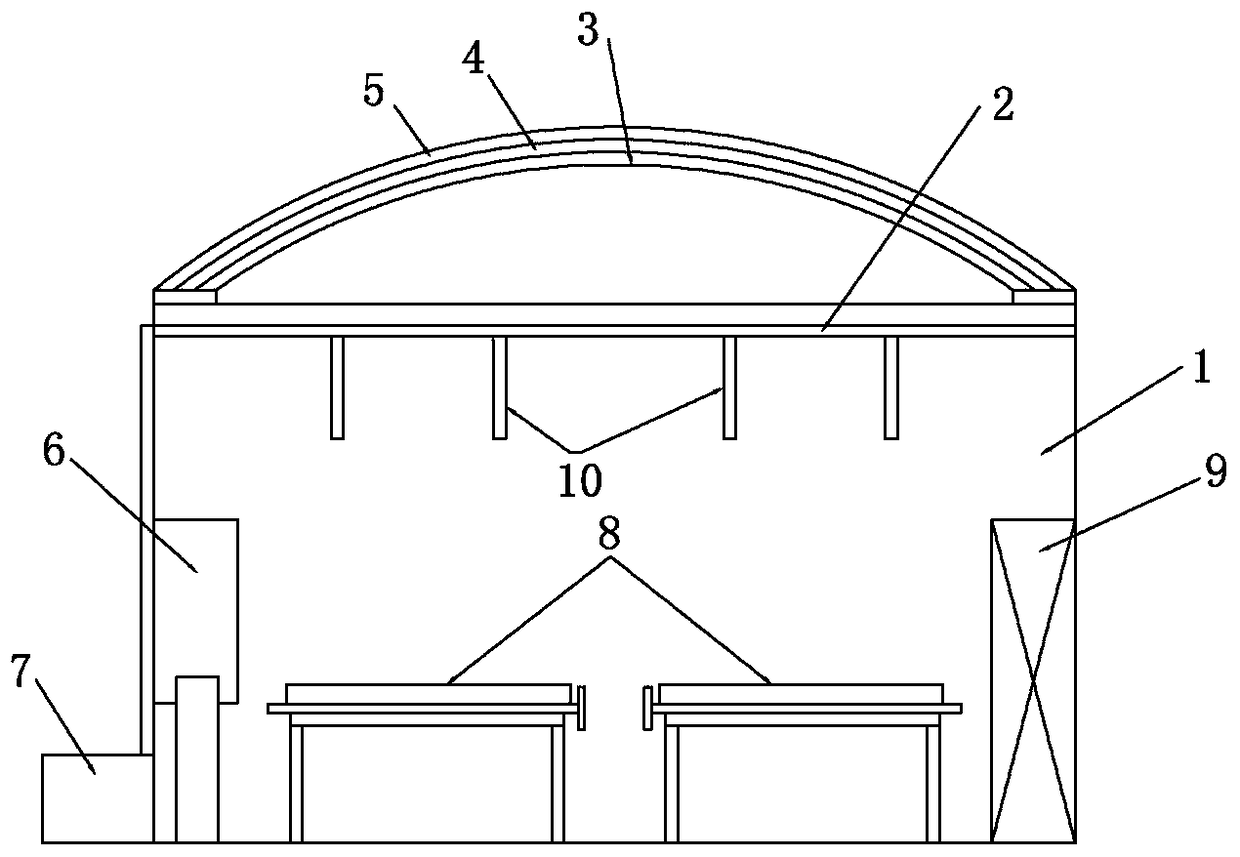 Soil cultivation method for Anoectohilus formosanus greenhouse