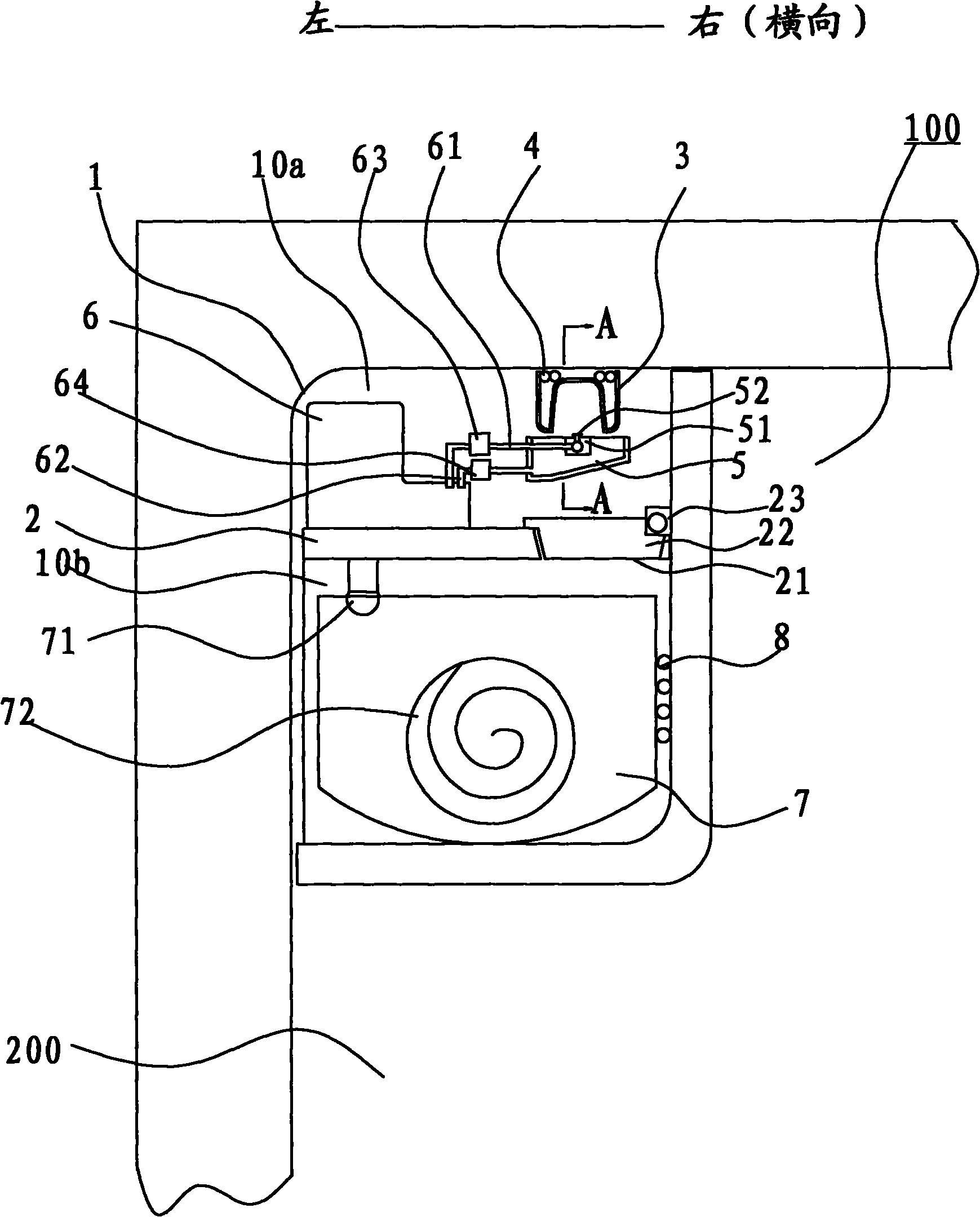 Ice making device for refrigerator and refrigerator with same