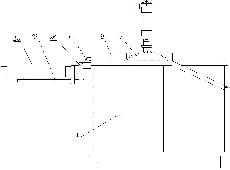 Plank cutting and edge trimming device